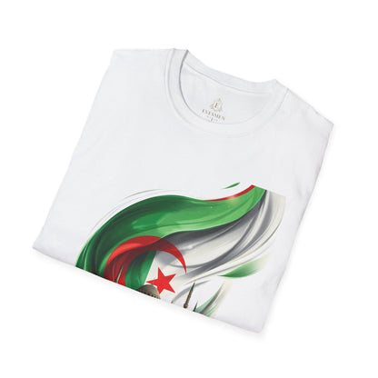 Algeria Football T-Shirt – Soccer Design with Mosque Silhouette Tee