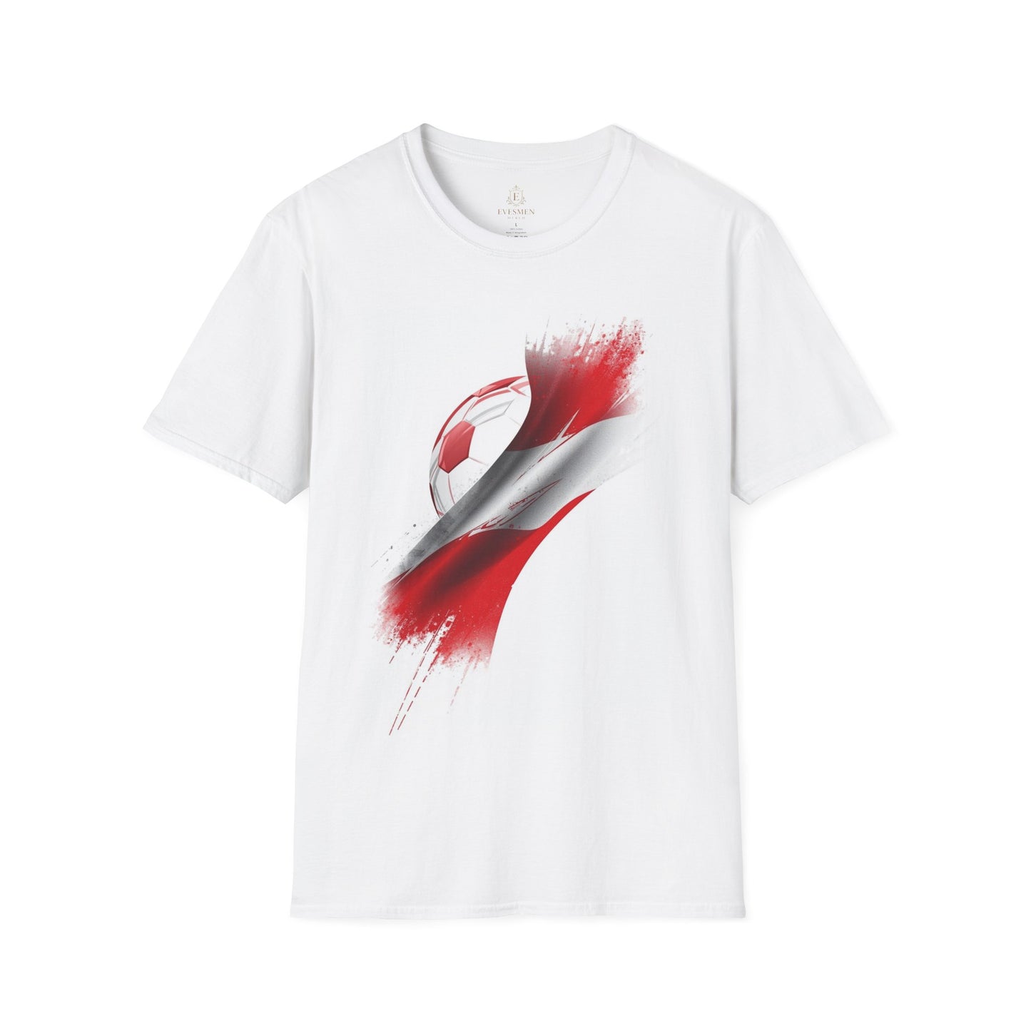 Austria Football Flag Graphic T-Shirt Dynamic Unsere Burschen Soccer Tee
