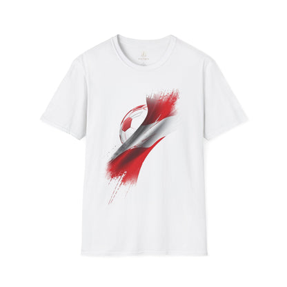 Austria Football Flag Graphic T-Shirt Dynamic Unsere Burschen Soccer Tee