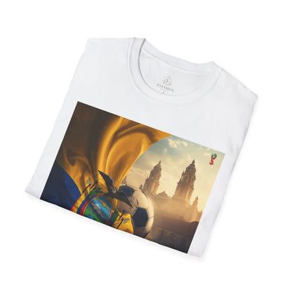 Ecuador Football Graphic T-Shirt Cinematic La Tri Soccer Flag Tee