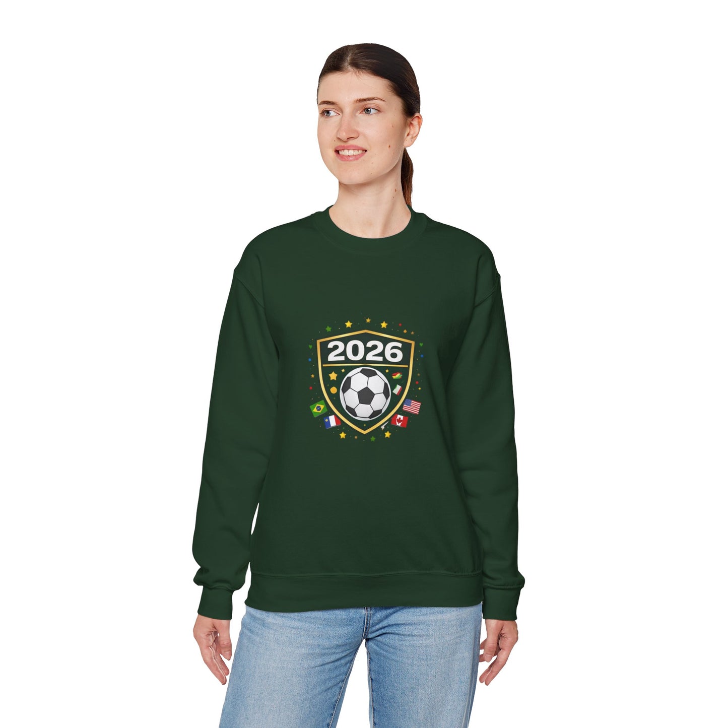 2026 Soccer Match Day Crest Crewneck Sweatshirt