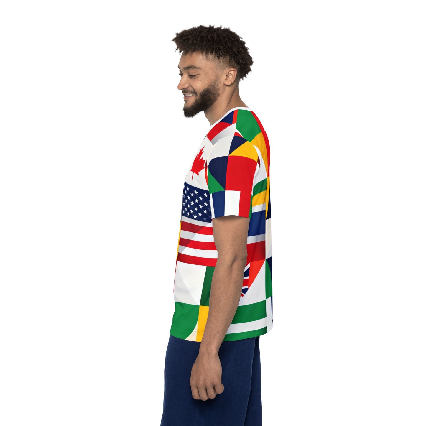 Men’s Match Day Jersey T-Shirt — All-Over Print Graphic Tee
