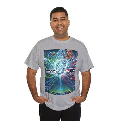 Legendary Championship Matchup Art T-Shirt Football Big Game Poster Tee