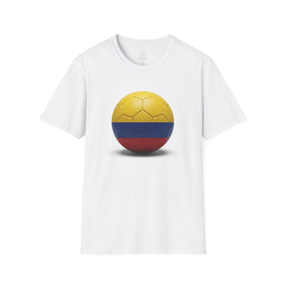 Colombia Football Flag Minimalist T-Shirt Los Cafeteros Soccer Fan Tee