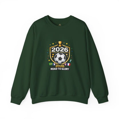 2026 Road to Glory Soccer Match Day Crewneck Sweatshirt