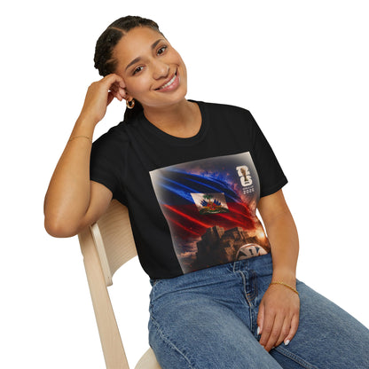 Haiti Football Flag T‑Shirt — 2026 Soccer Tribute Fan Tee