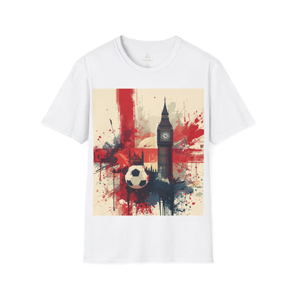 England Football Graphic T-Shirt — Big Ben & Union Flag Soccer Tee