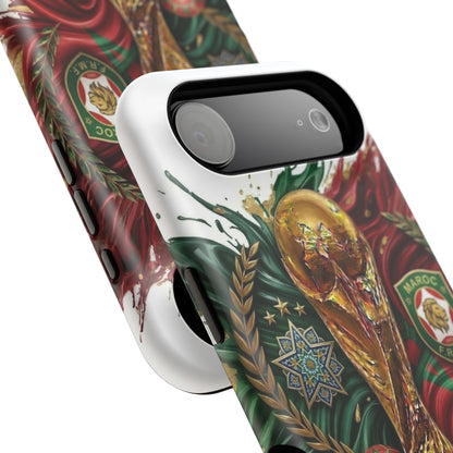 Moroccan 2026 Soccer Football Phone Case Impact‑Resistant Cover