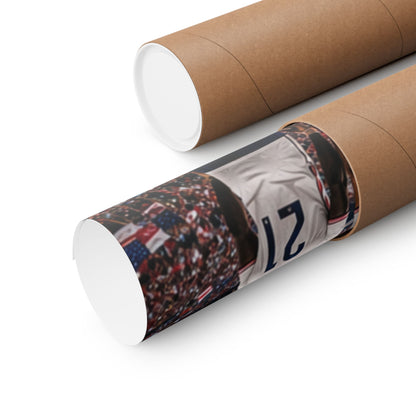 USA Soccer "United We Stand" Commemorative Wall Art Poster Print