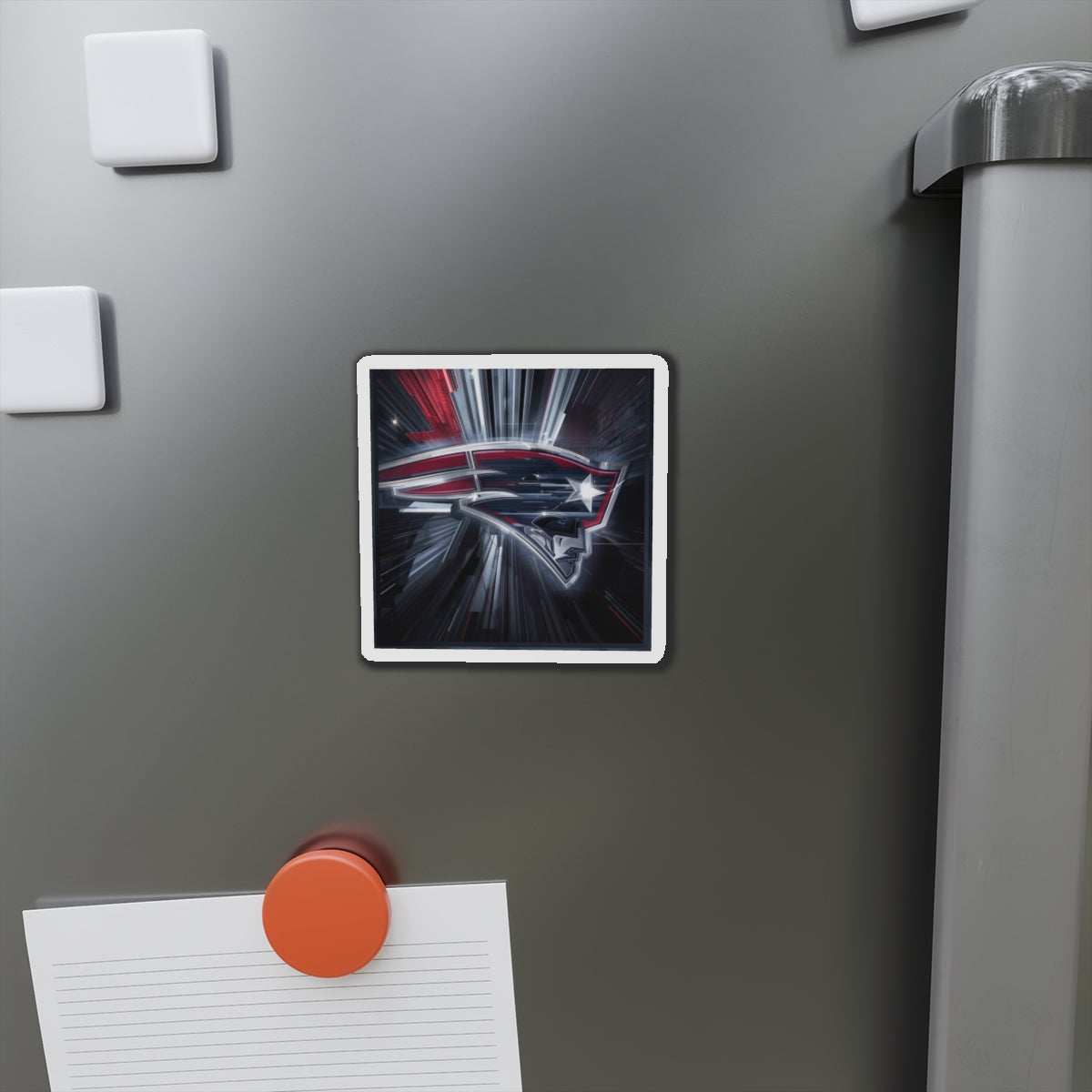 Football Team Championship Die-Cut Magnet — Dynamic Refrigerator Magnet