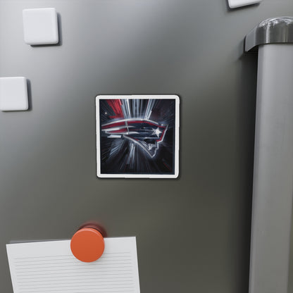 Football Team Championship Die-Cut Magnet — Dynamic Refrigerator Magnet