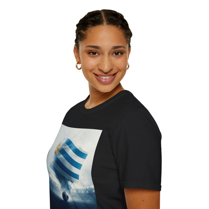 Uruguay Football Flag Epic Stadium T-Shirt – Vintage Soccer Fan Tee