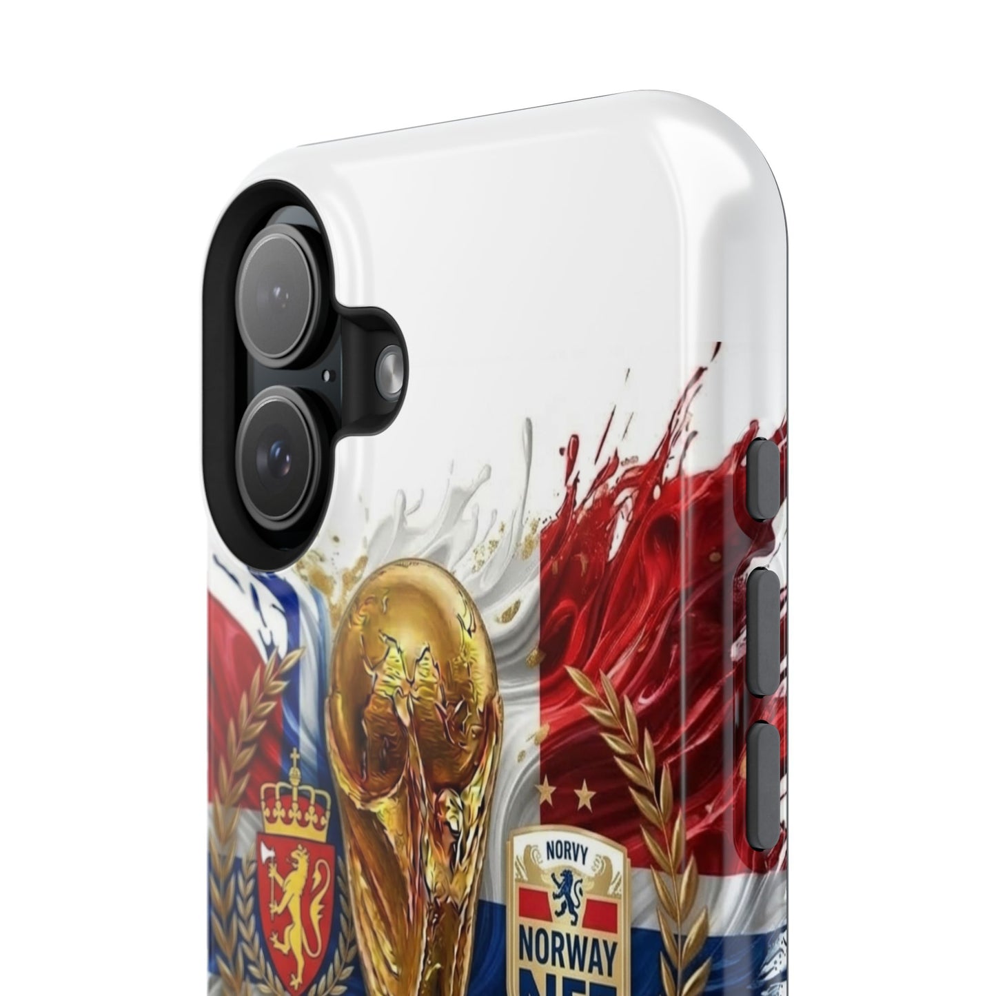 Norway 2026 Soccer Football Protective Phone Case Impact-Resistant