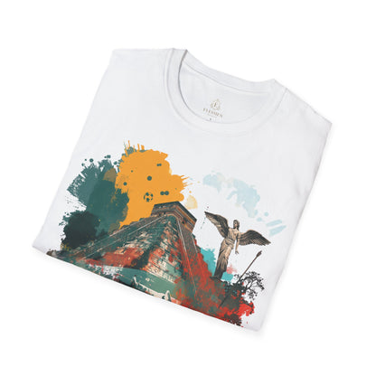 Mexico Pyramid T-Shirt – Tropical Travel Art Tee