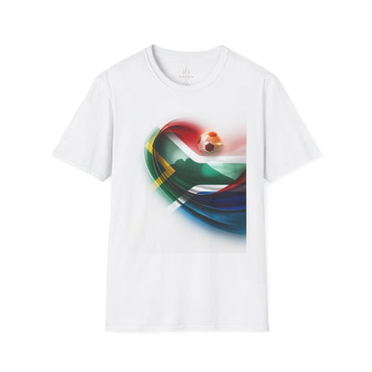 South Africa Football Flag Table Mountain T-Shirt Bafana Bafana Soccer Graphic Tee